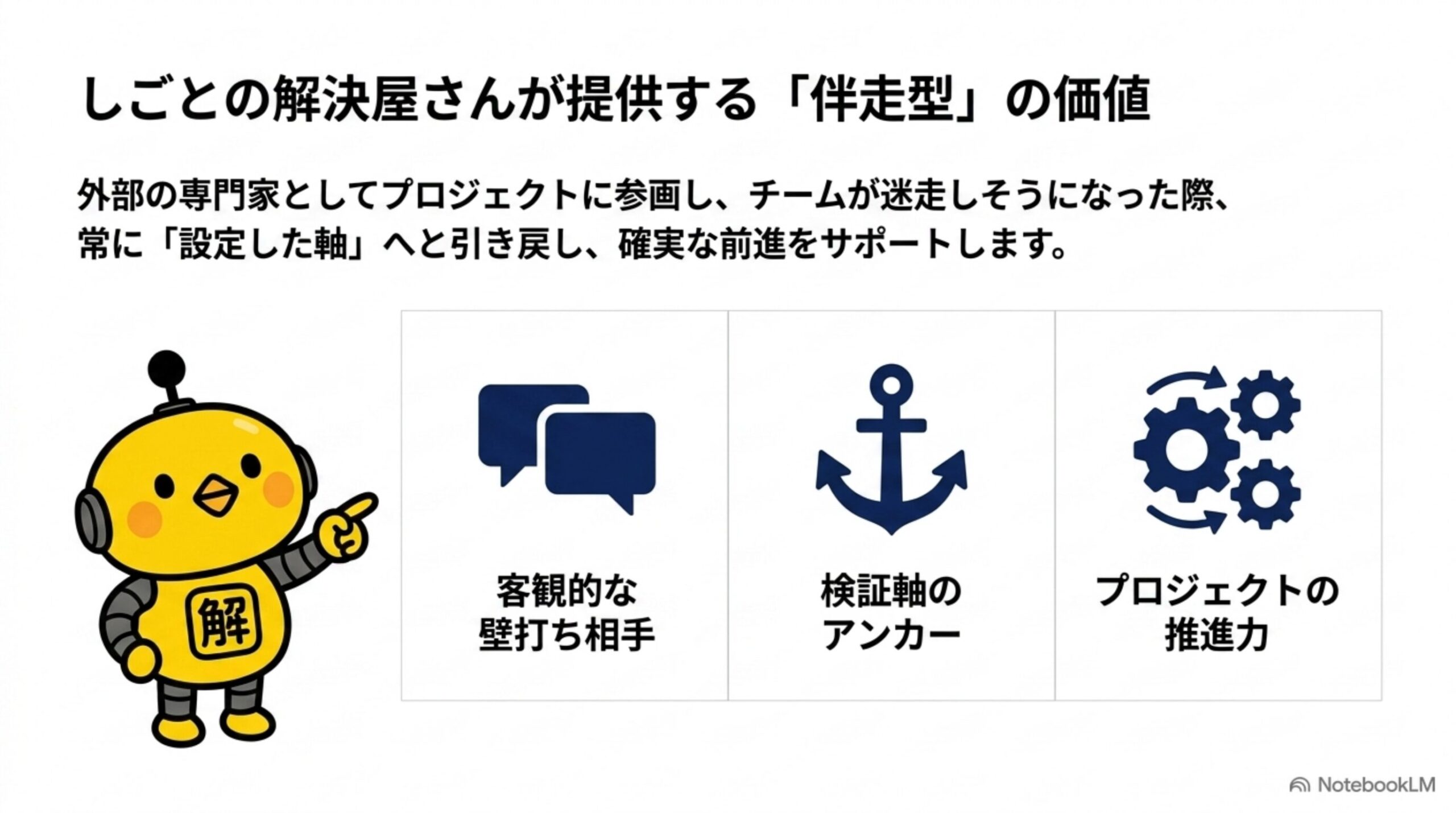 しごとの解決屋さんが提供する伴走型支援の価値