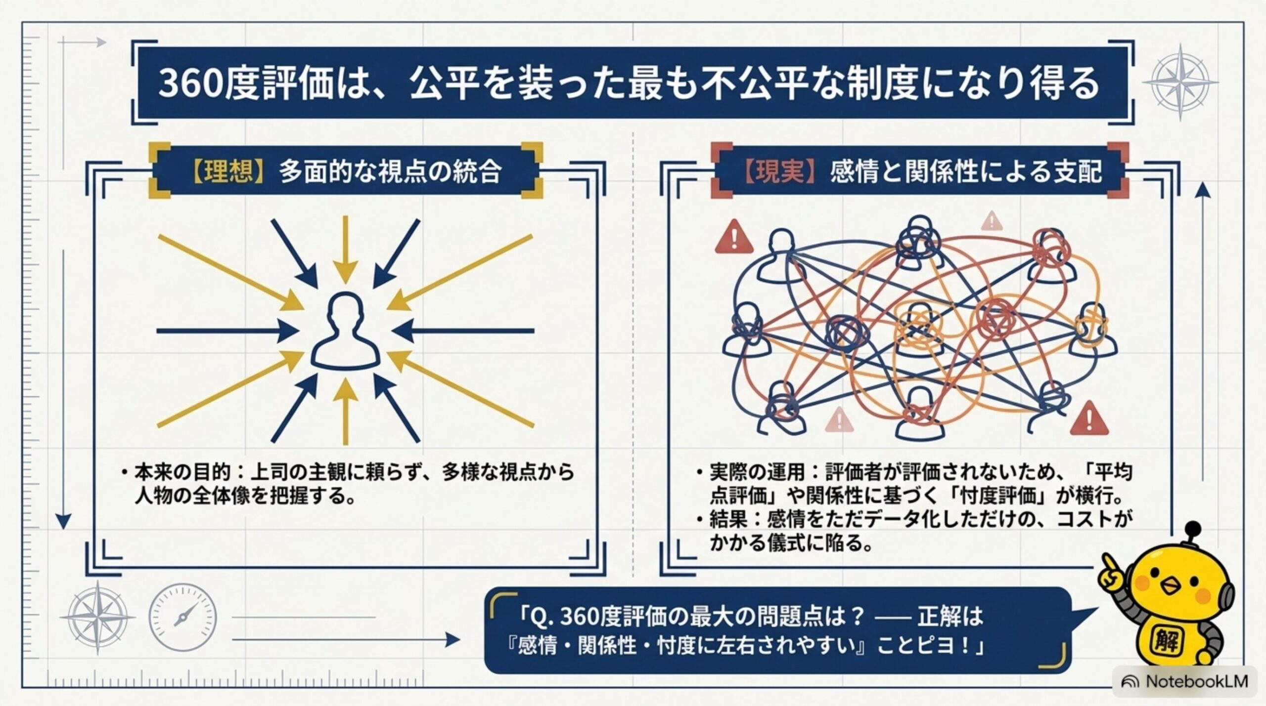 360度評価の理想と感情・関係性に支配される現実
