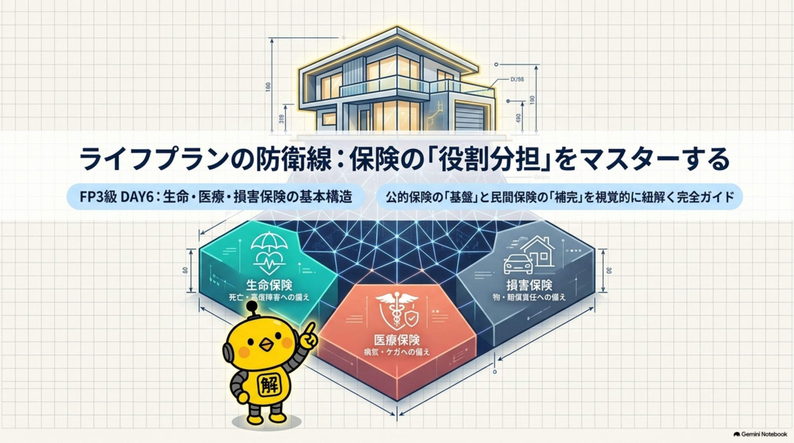 FP3級 DAY6 保険の種類の全体像
