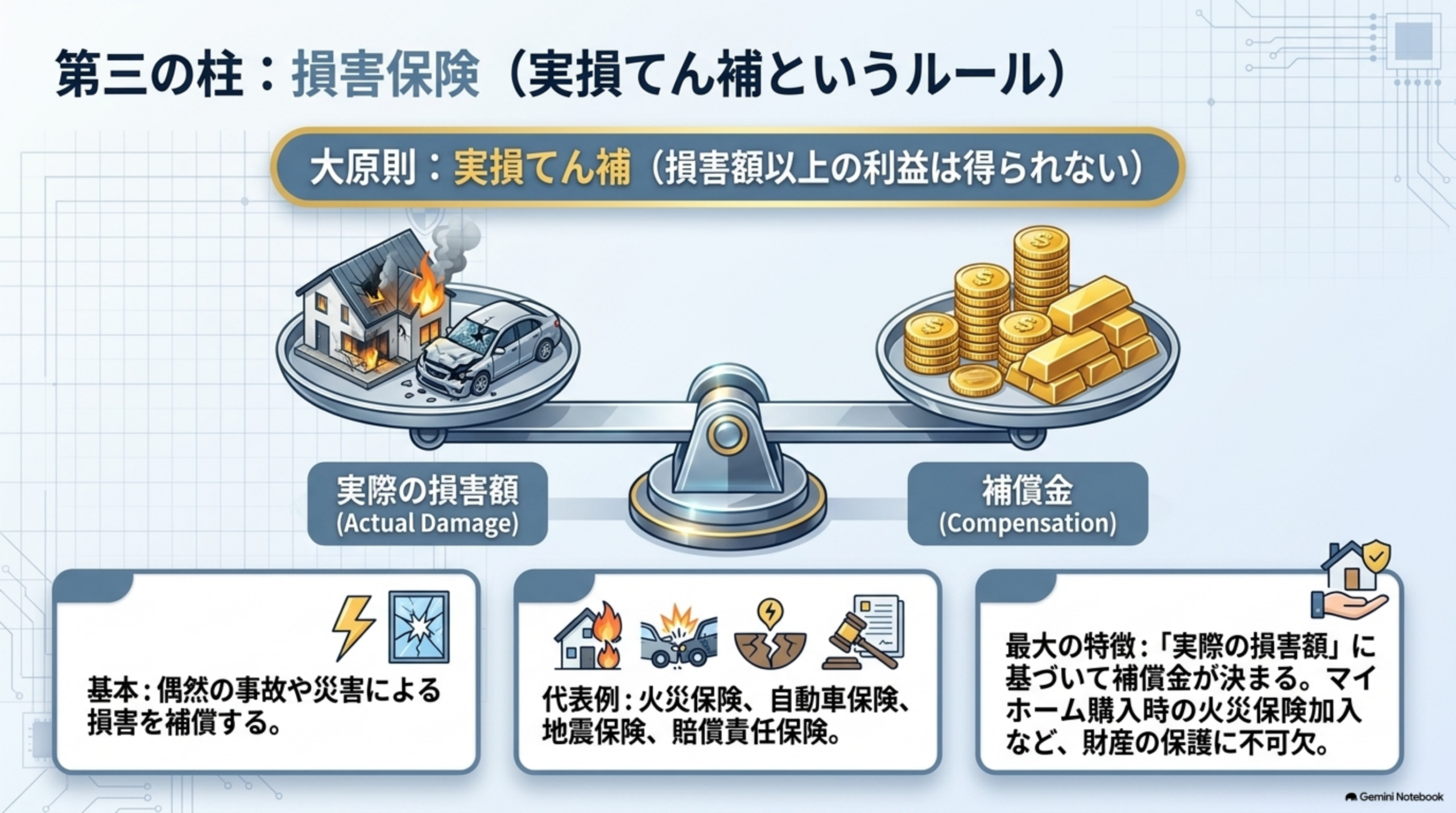 損害保険の基本と火災保険・自動車保険