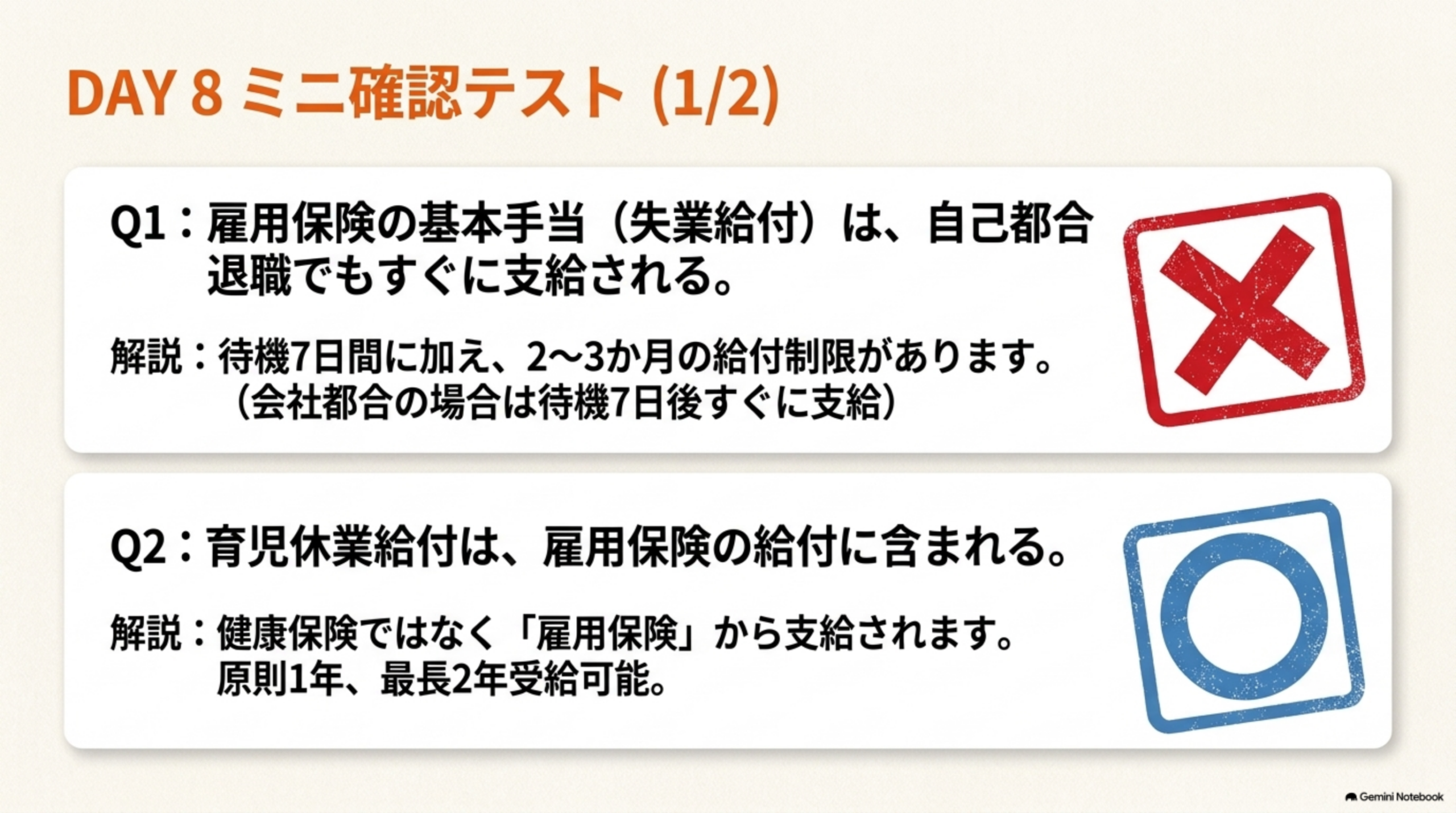 DAY8ミニ確認テストQ1・Q2の復習