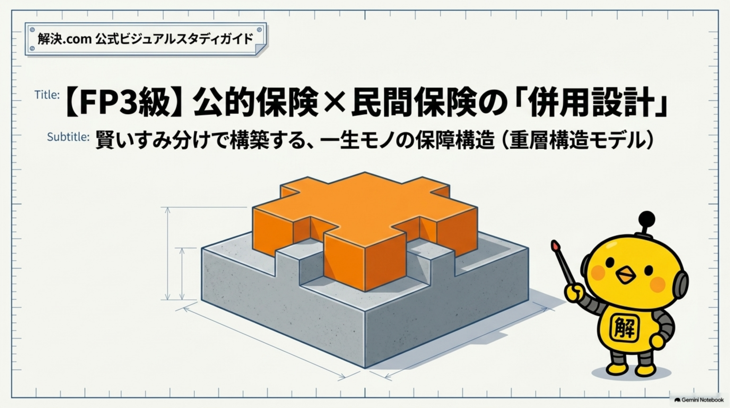 FP3級DAY13 民間保険とのすみ分け 戦略マップ