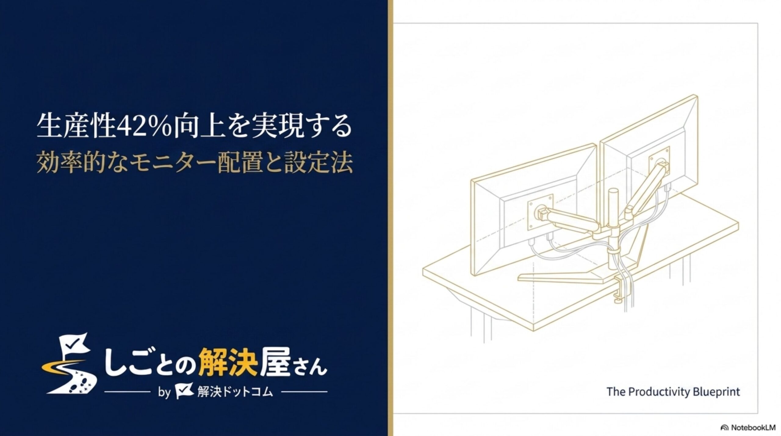 デュアルモニターで集中力を倍増させる配置術の全体像