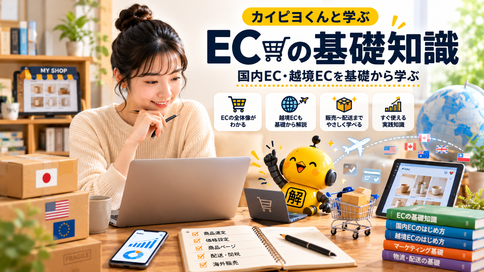 カイピヨくんと学ぶECの基礎知識