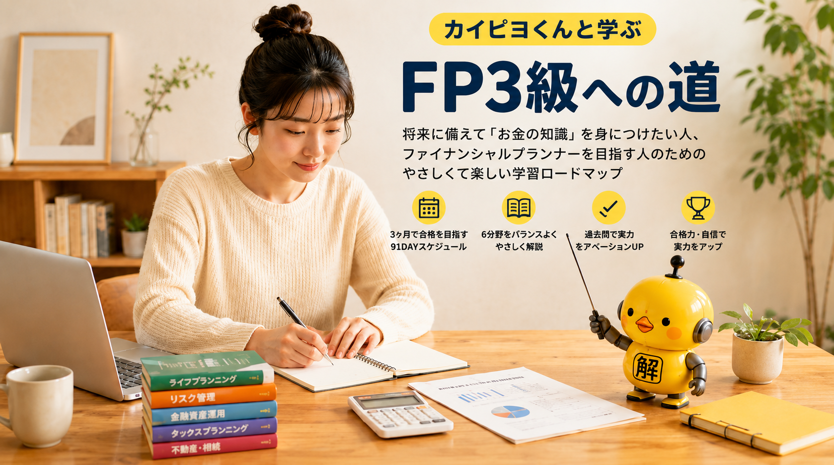 カイピヨくんと学ぶFP3級への道