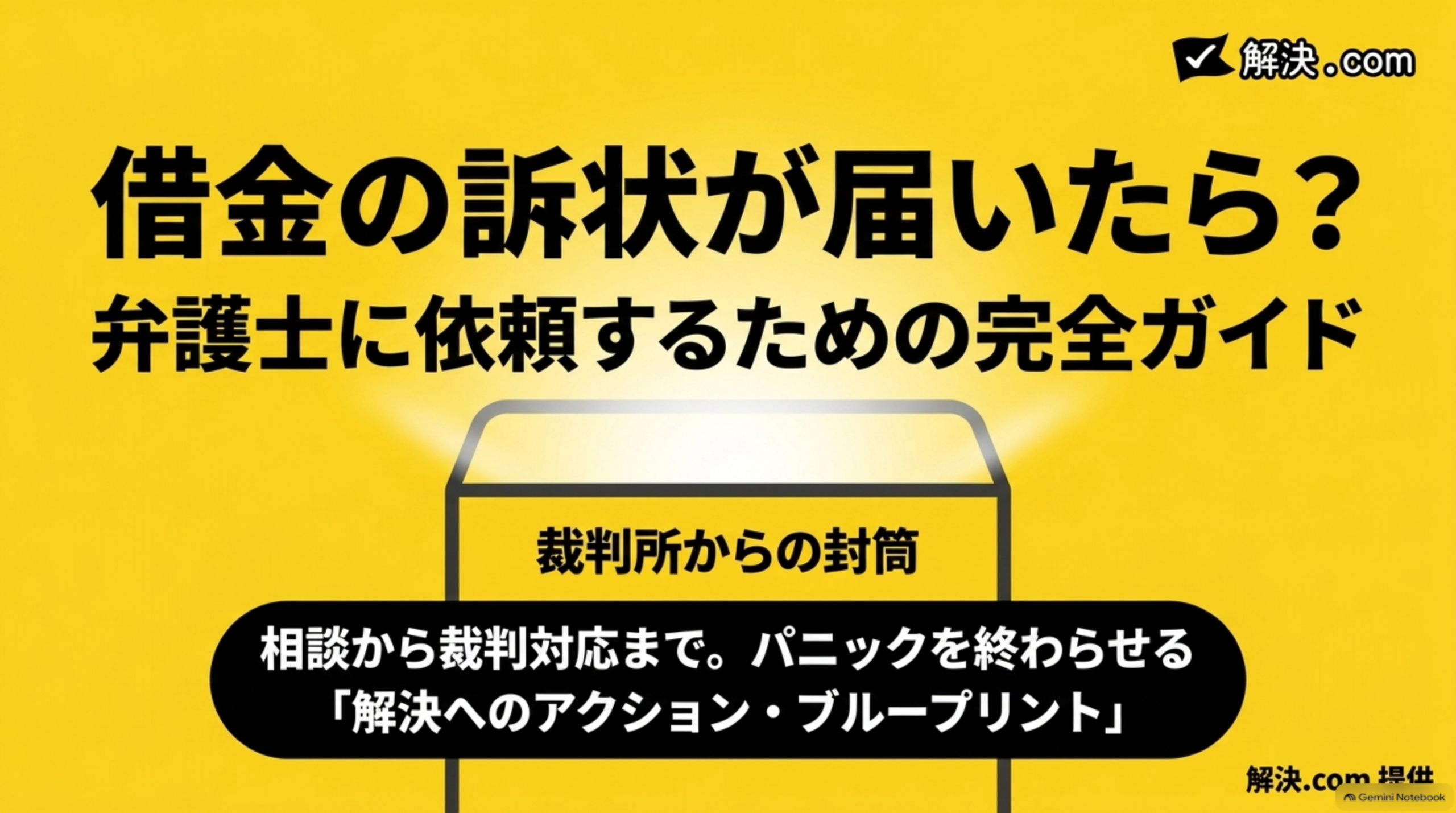 借金の訴状が届いたら？弁護士に依頼するための完全ガイド
