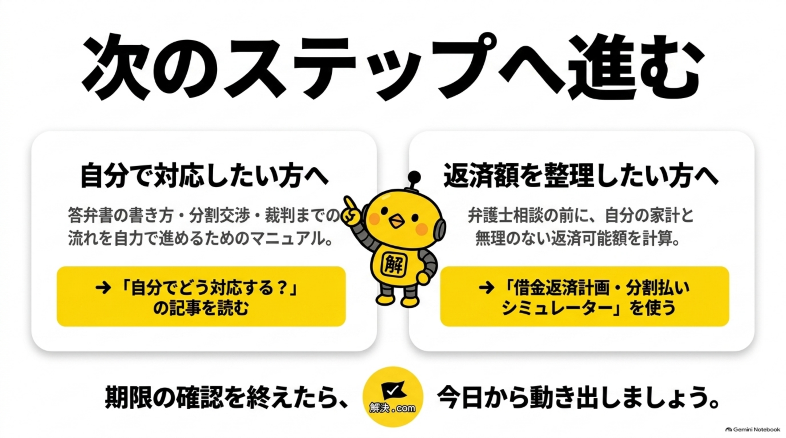 次のステップへ進む