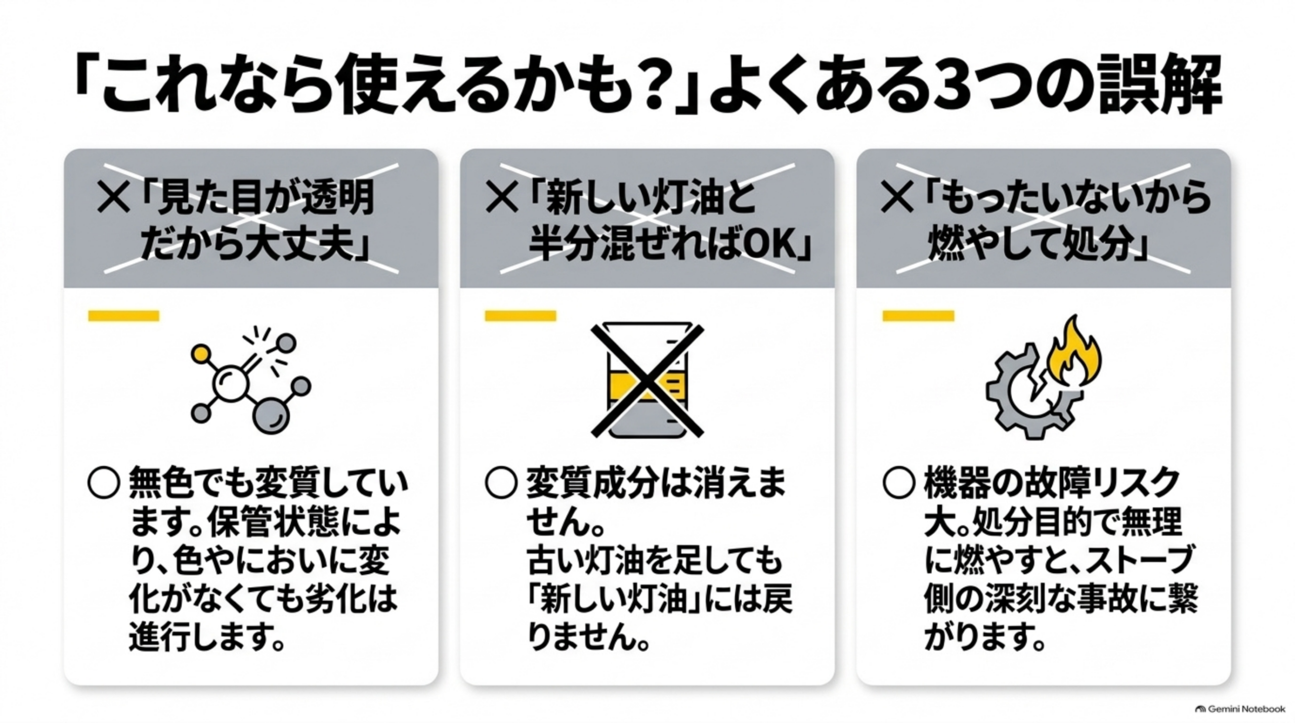 これなら使えるかもというよくある3つの誤解