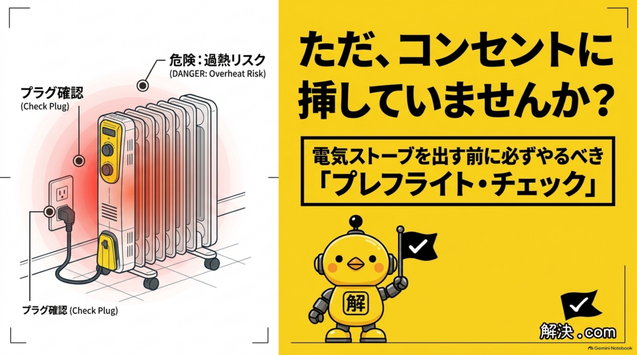 電気ストーブ安全点検ガイド 表紙